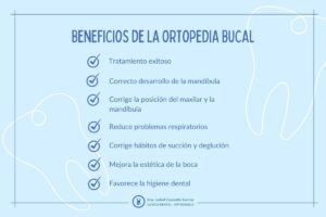 BENEFICIOS DE LA ORTOPEDIA BUCAL